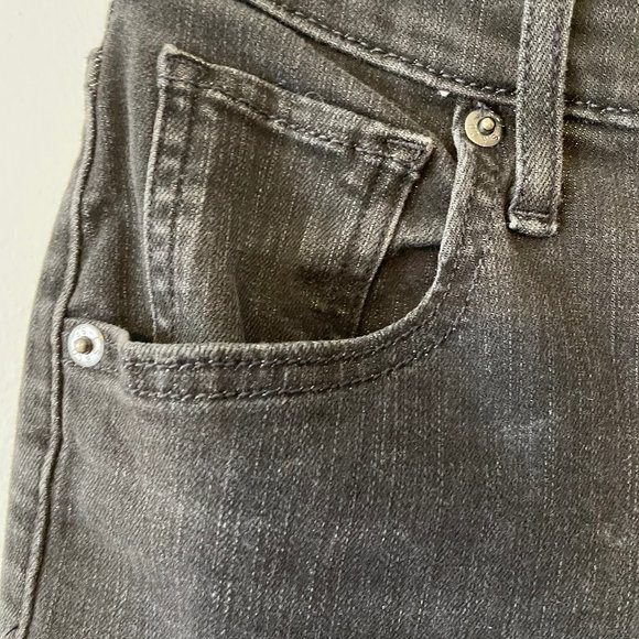 Levi's | Black Label Black Mile High Super Skinny Denim Jeans Sz 26 - Picture 3 of 10